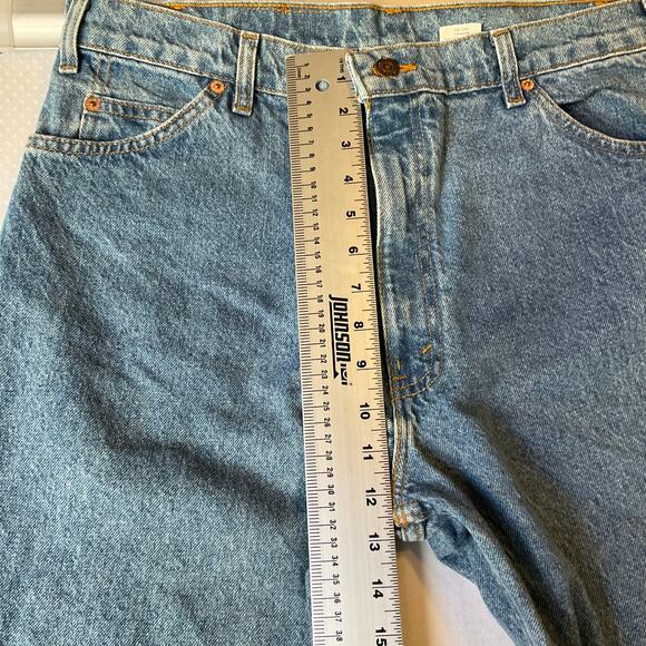 Levi’s Men Jeans 550 size W36 x L30 Blue Mid Rise Straight Leg Vintage Style - Picture 5 of 10